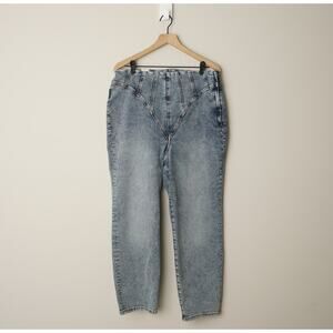 Good American Good Classic Jeans High Rise Gap-Proof Waistband Zipper Side Denim